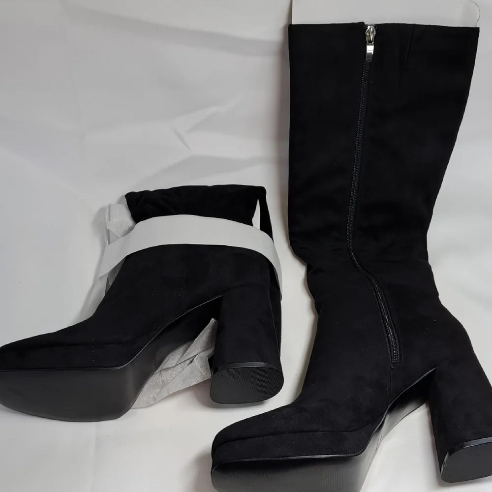 Nine West Suede Heeled Boots - Picture 1 of 9